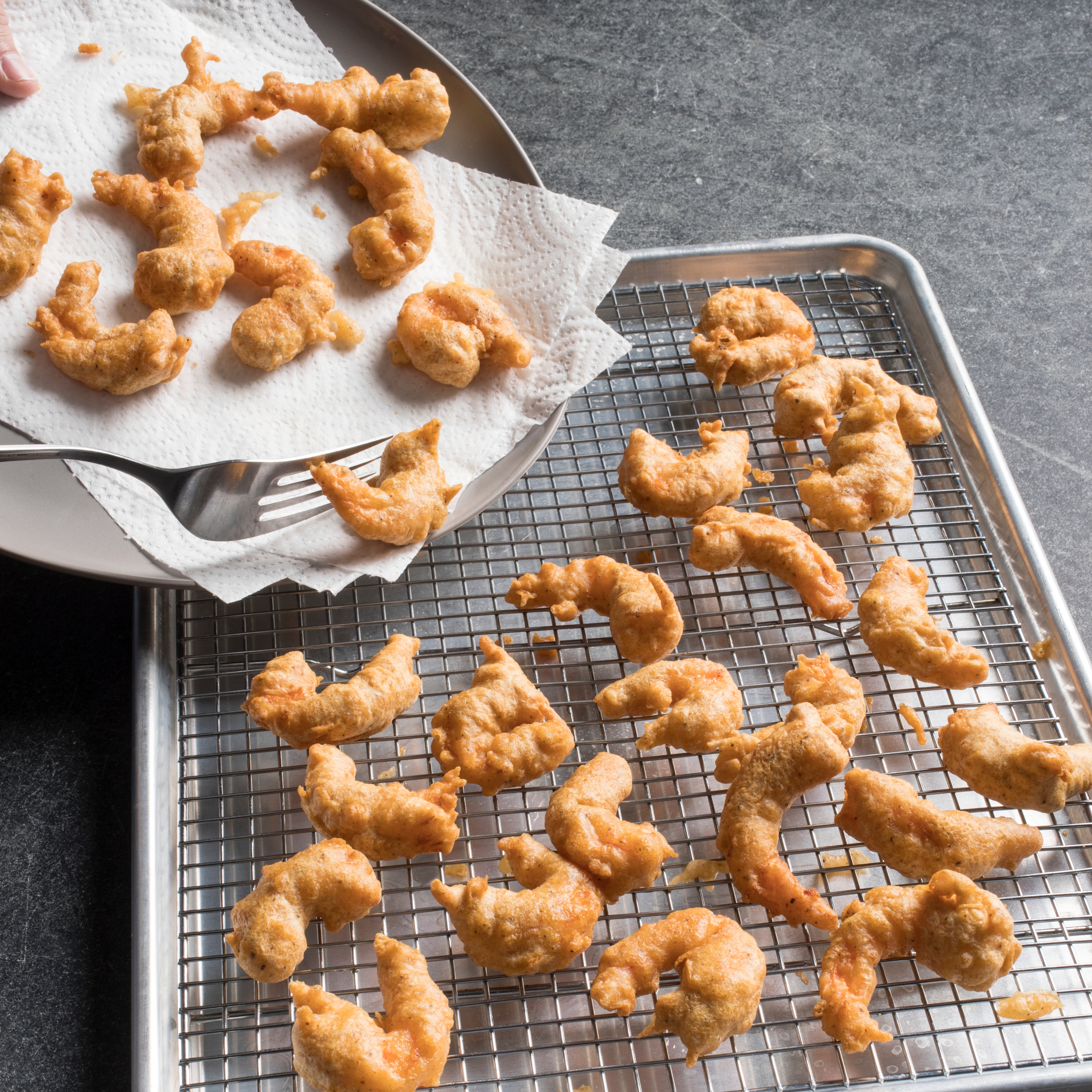 Almost-Famous Popcorn Shrimp Recipe, Food Network Kitchen