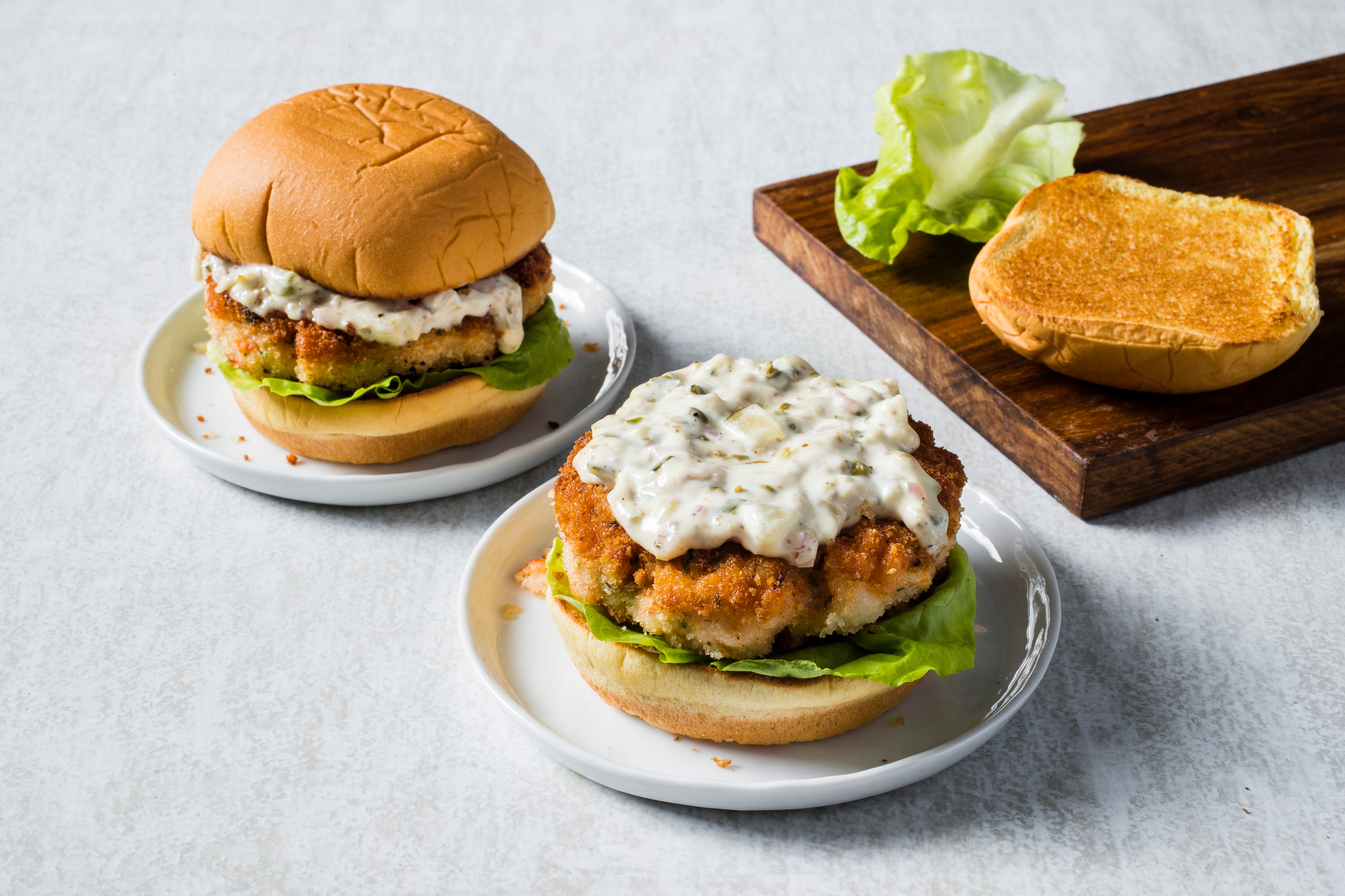 Shrimp Burgers  America's Test Kitchen Recipe