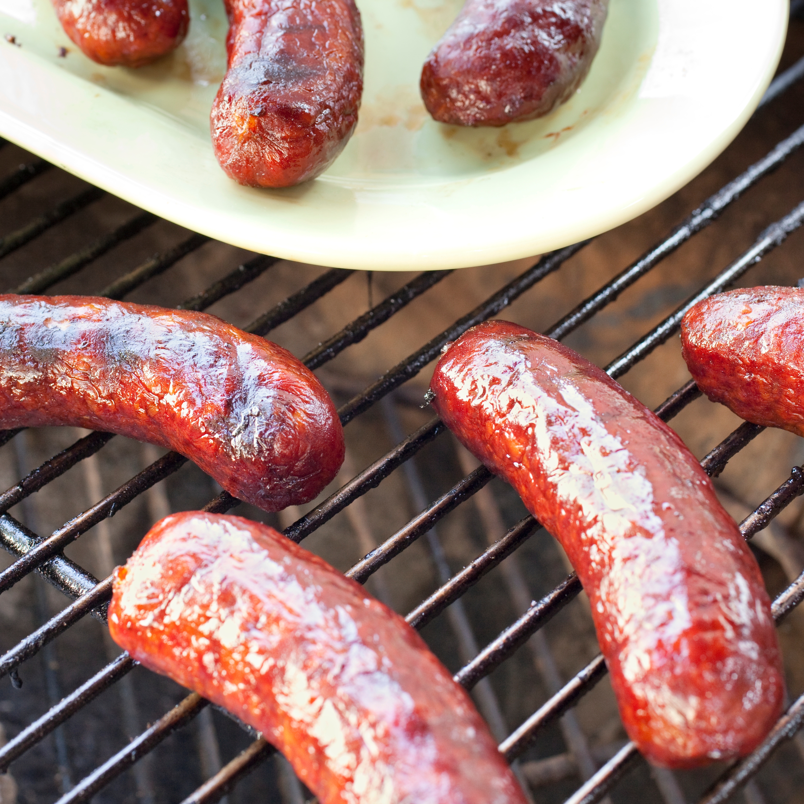 Grilled Smoked Sausage - Out Grilling