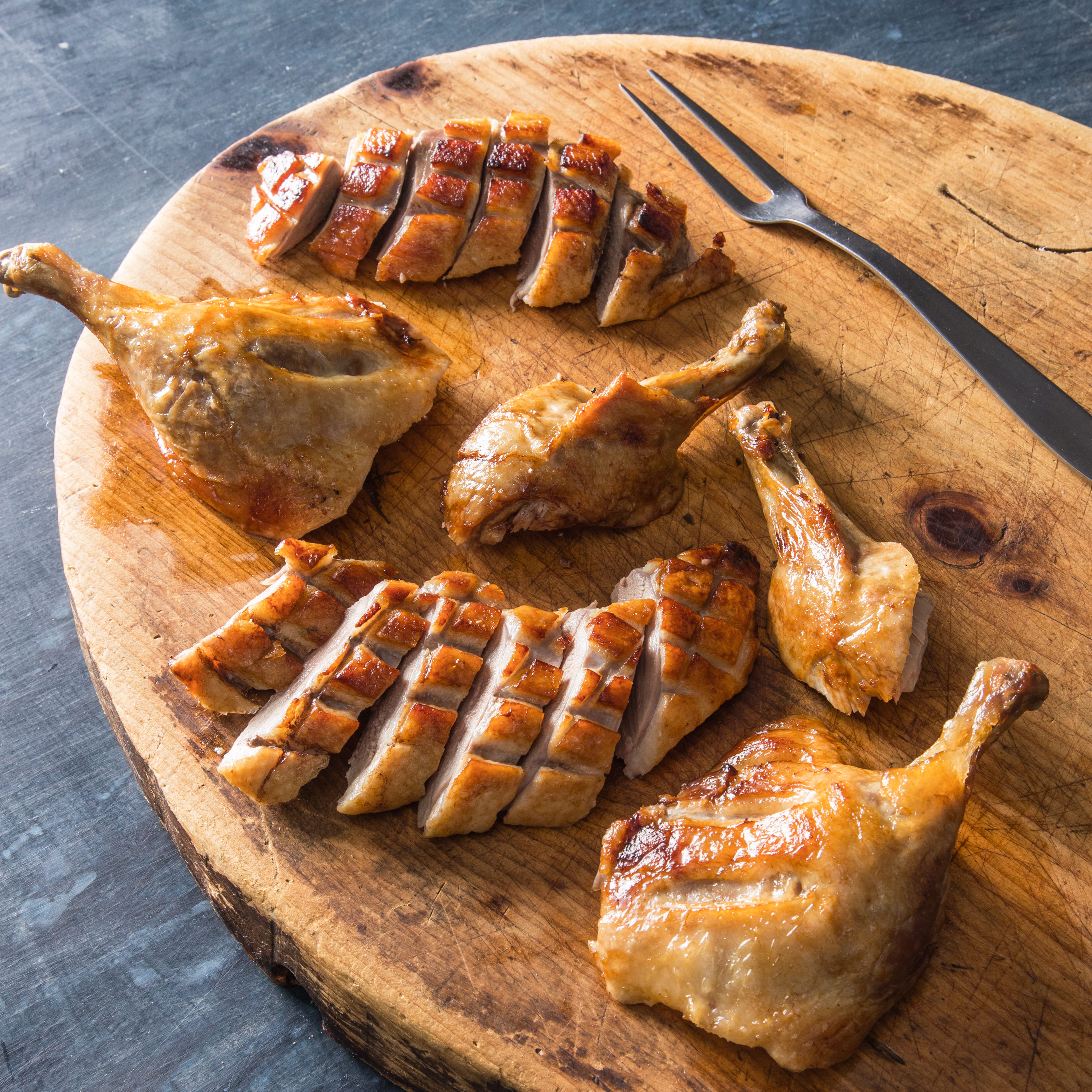 Whole Roast Duck with Cherry Sauce