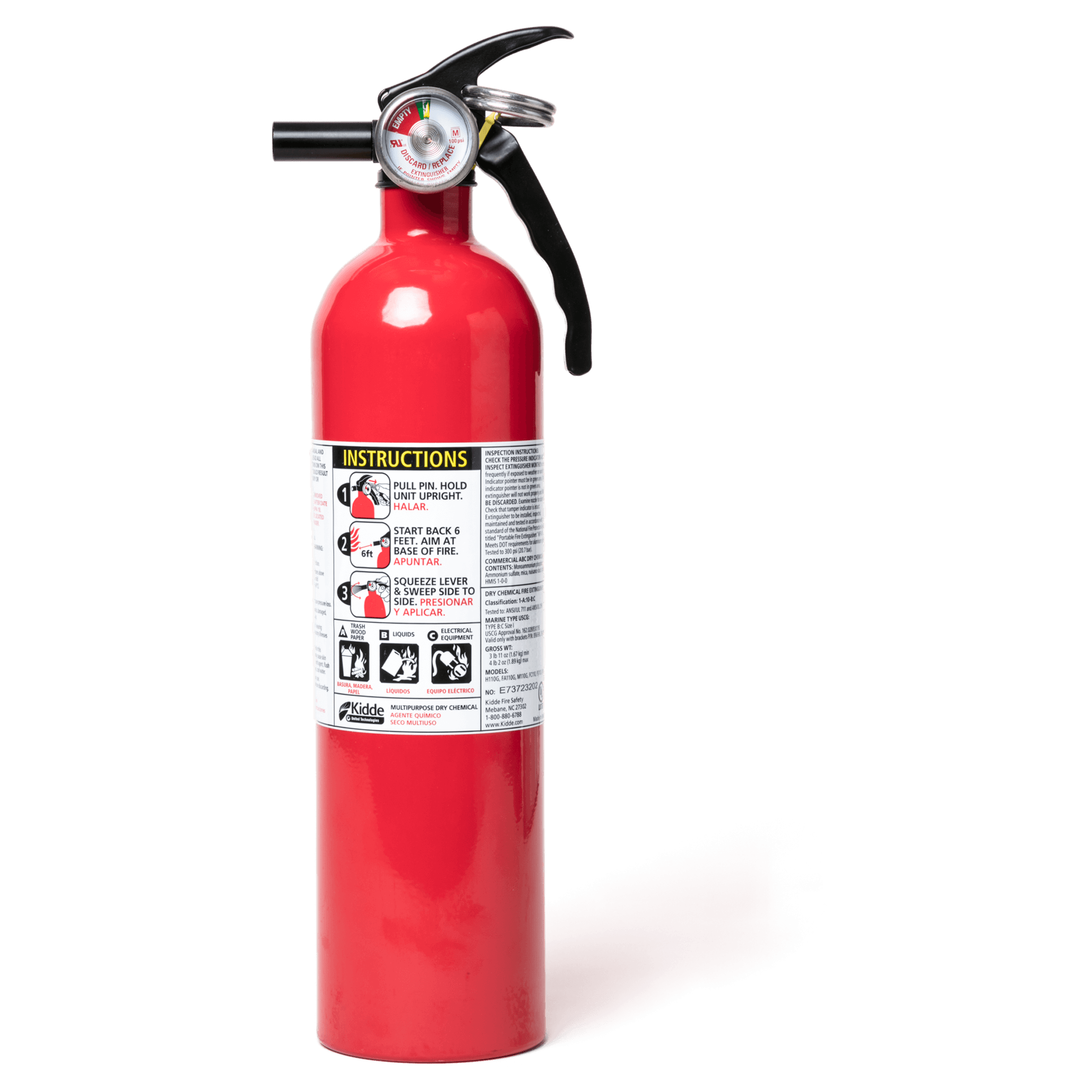 type of fire extinguisher for home