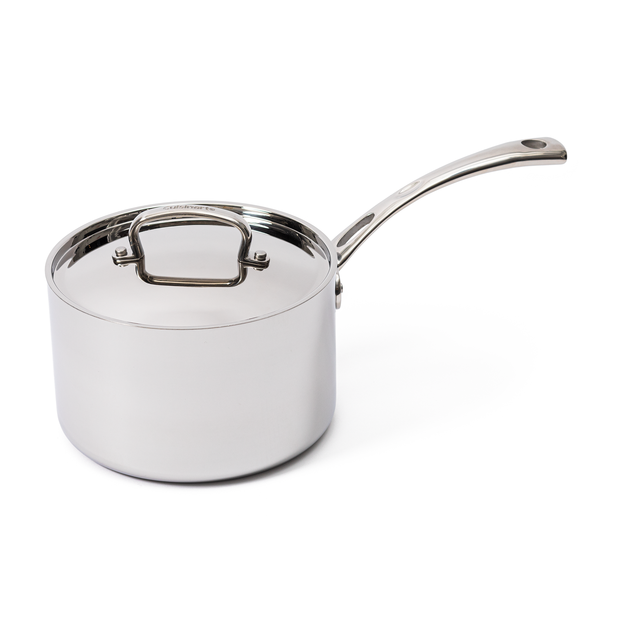 3-Qt Medium Saucepan, Tri-Ply Stainless Steel