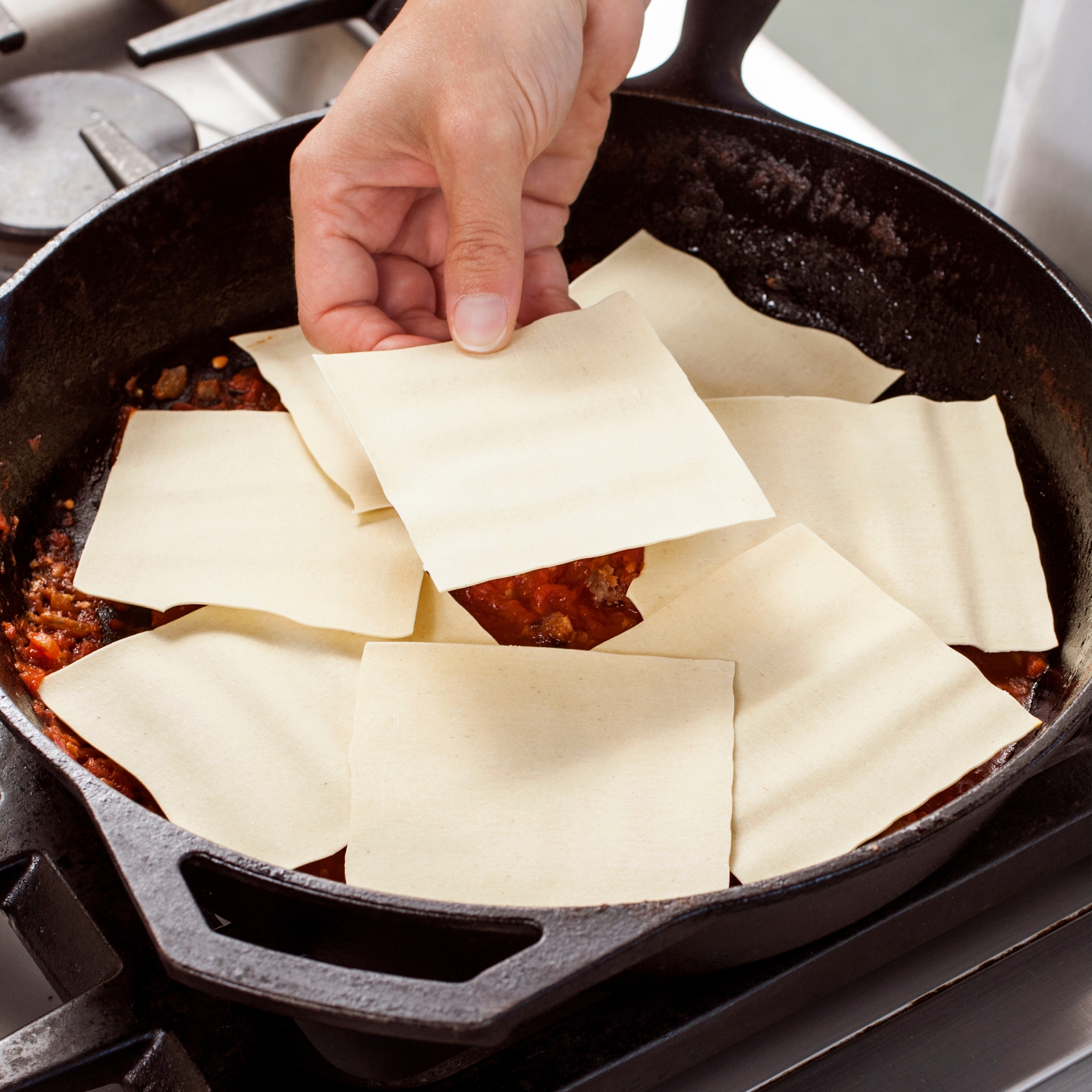 Cast Iron Sausage Lasagna  America's Test Kitchen Recipe