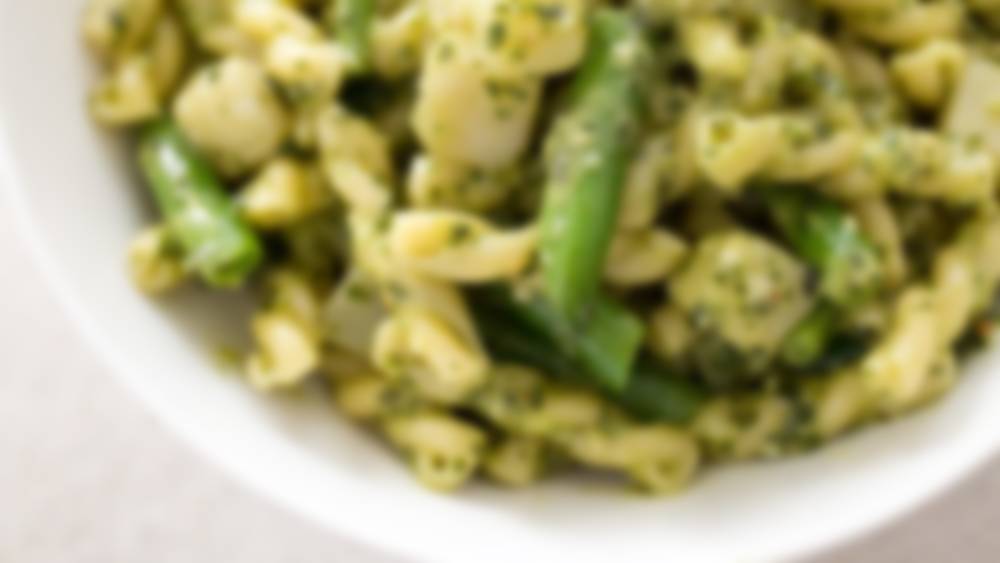 Pasta with Pesto, Potatoes, and Green Beans America's Test Kitchen