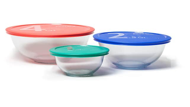 Pyrex Smart Essentials 8-pc. Glass Food Storage Bowl Set