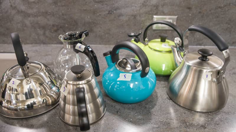 Kitchen Details 10 Cup Stainless Steel Tea Kettle