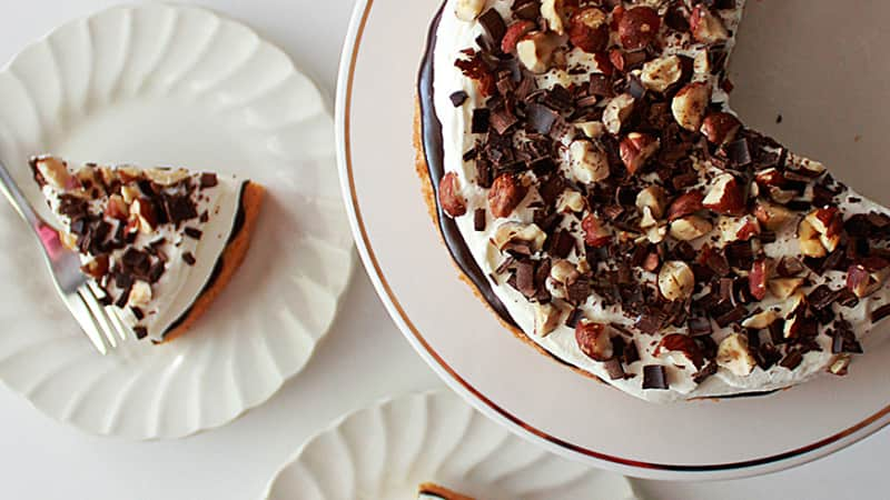 Oh Sweet Day Tackles Our Chocolate Ganache Hazelnut Cake