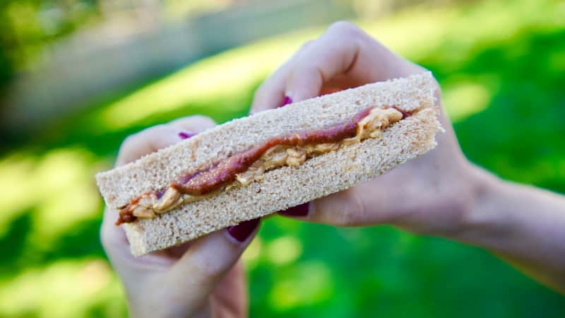 Peanut Butter and Apple Butter Sandwich: A Fall Twist on a Childhood Fave