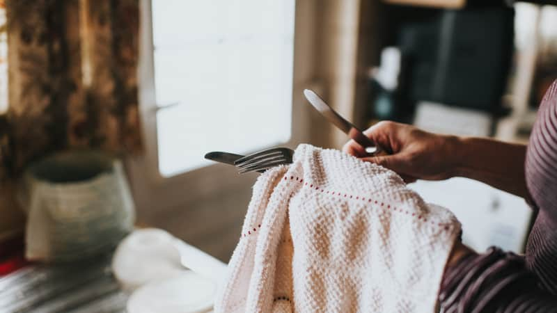 The Simple Way To Make Your Kitchen Towels Look New Again