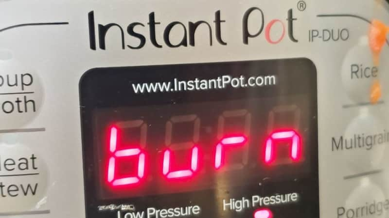 What To Do When Your Instant Pot Says "BURN"