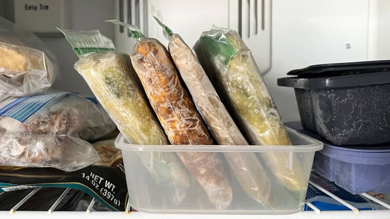 Storing food in the freezer - which soups cannot be frozen?