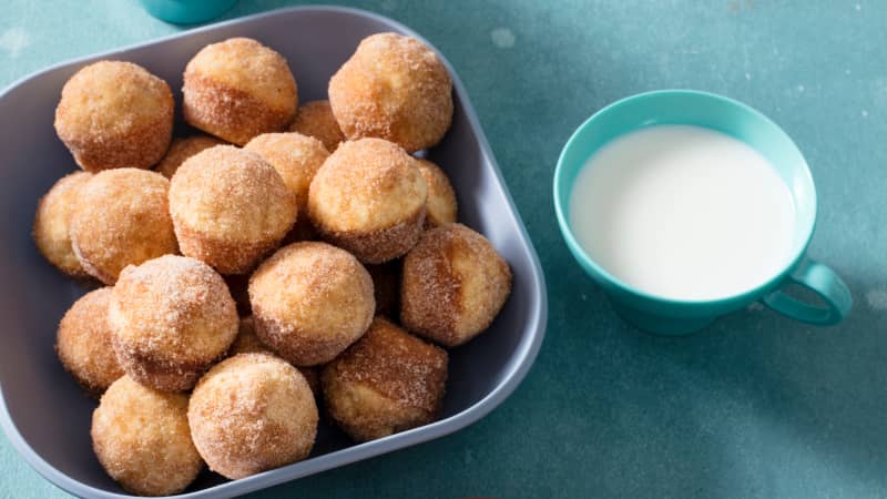 Make the Cutest Doughnut Holes in a Mini-Muffin Tin