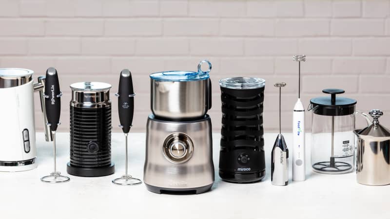 Milk Frother, Automatic Electric Milk Frother and Warmer, Electric Milk Steamer Milk Heater Soft Foam Maker with Hot & Cold Milk Functionality for Coffee, Hot Chocolates, Latte, Cappuccino 