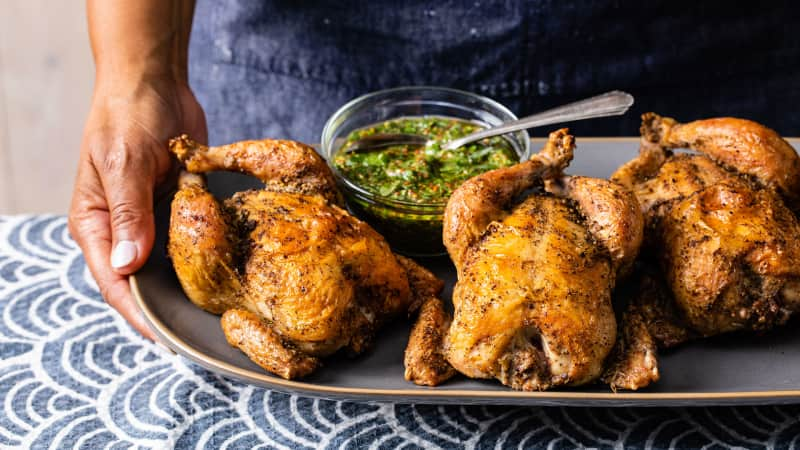 For Fancy Roast Chicken, Make Cornish Hens