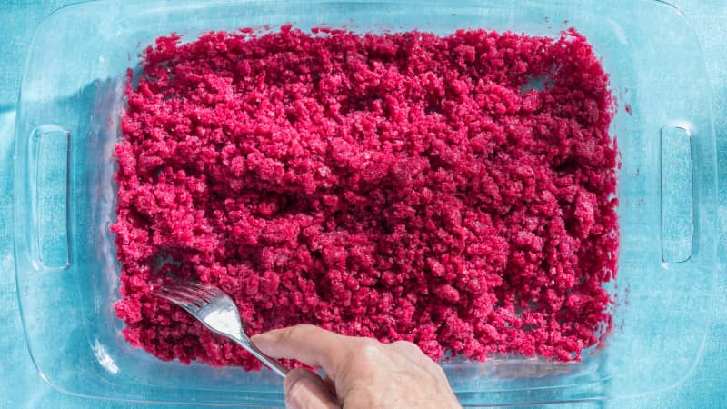 Refreshing Berry Granita