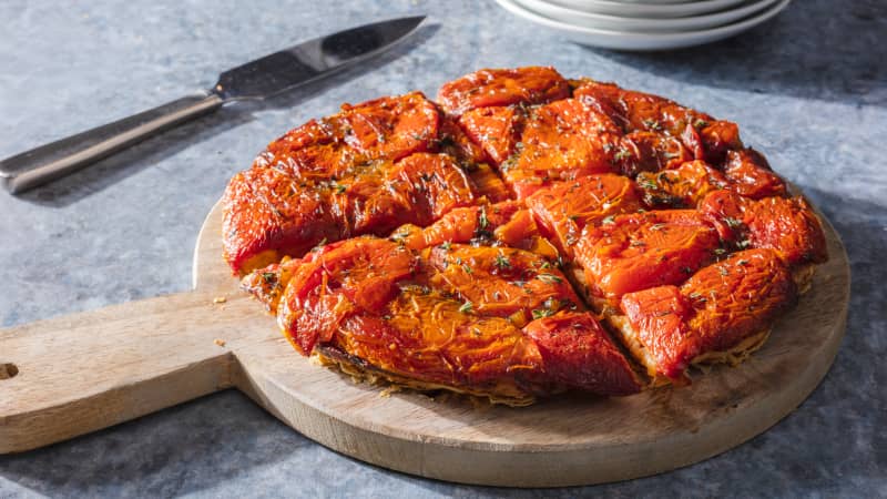 Upside-Down Tomato Tart