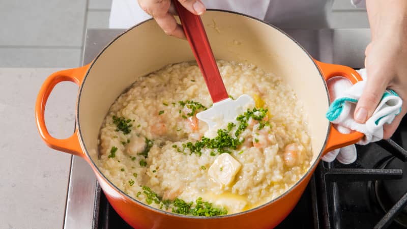 Perfecting Shrimp Risotto