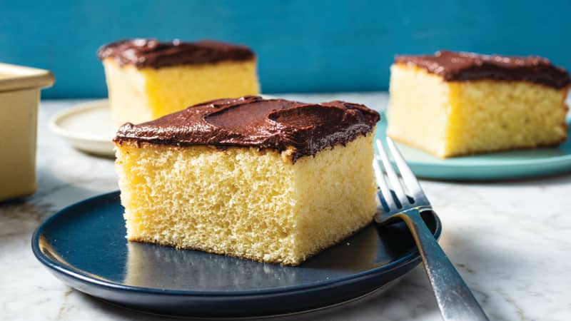 Next-Level Yellow Sheet Cake