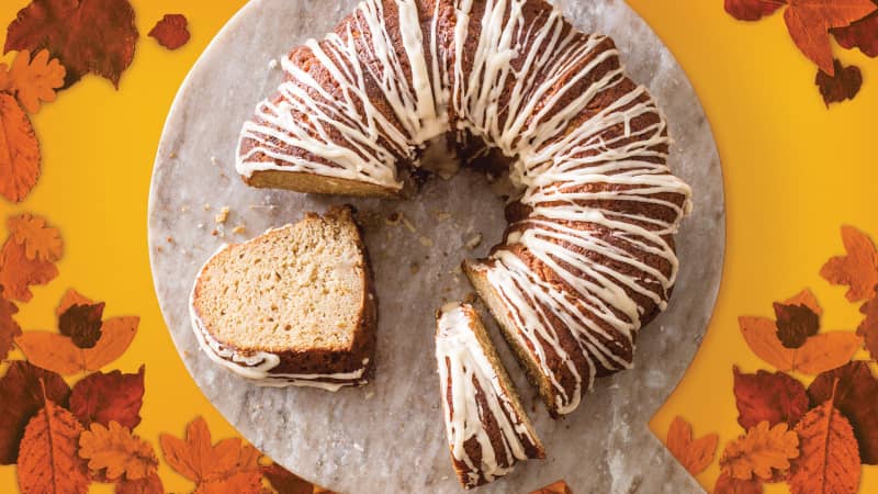 Experience New England Fall with This Cider-Glazed Cake