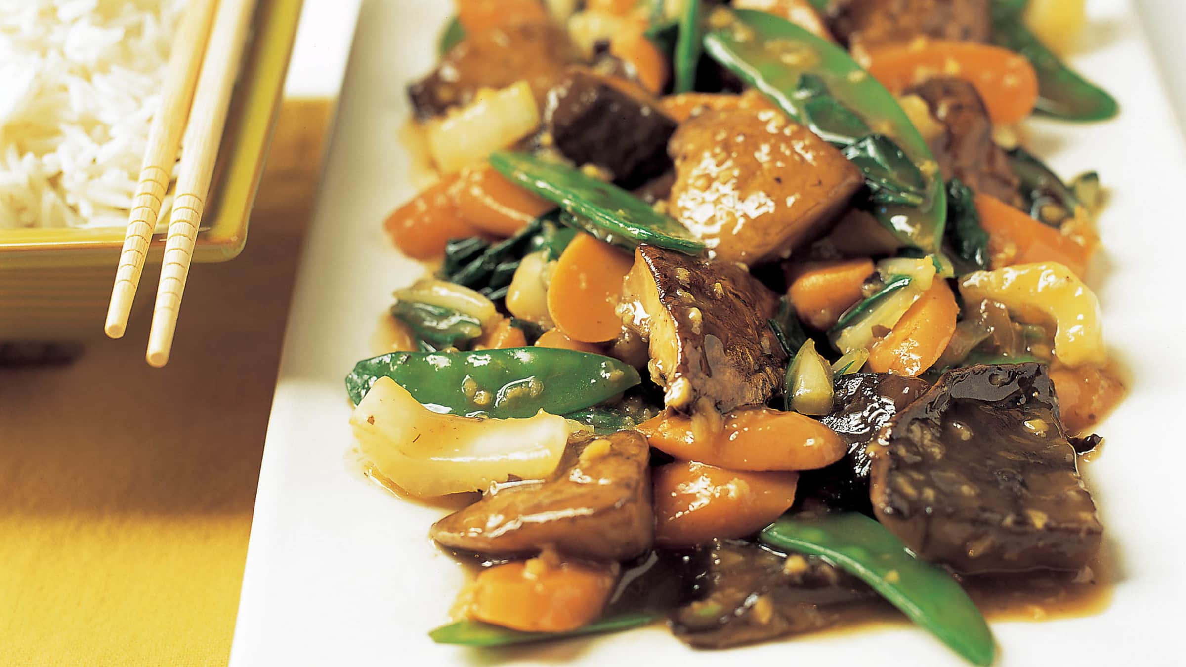 Stir-Fried Portobellos with Ginger-Oyster Sauce | America's Test Kitchen