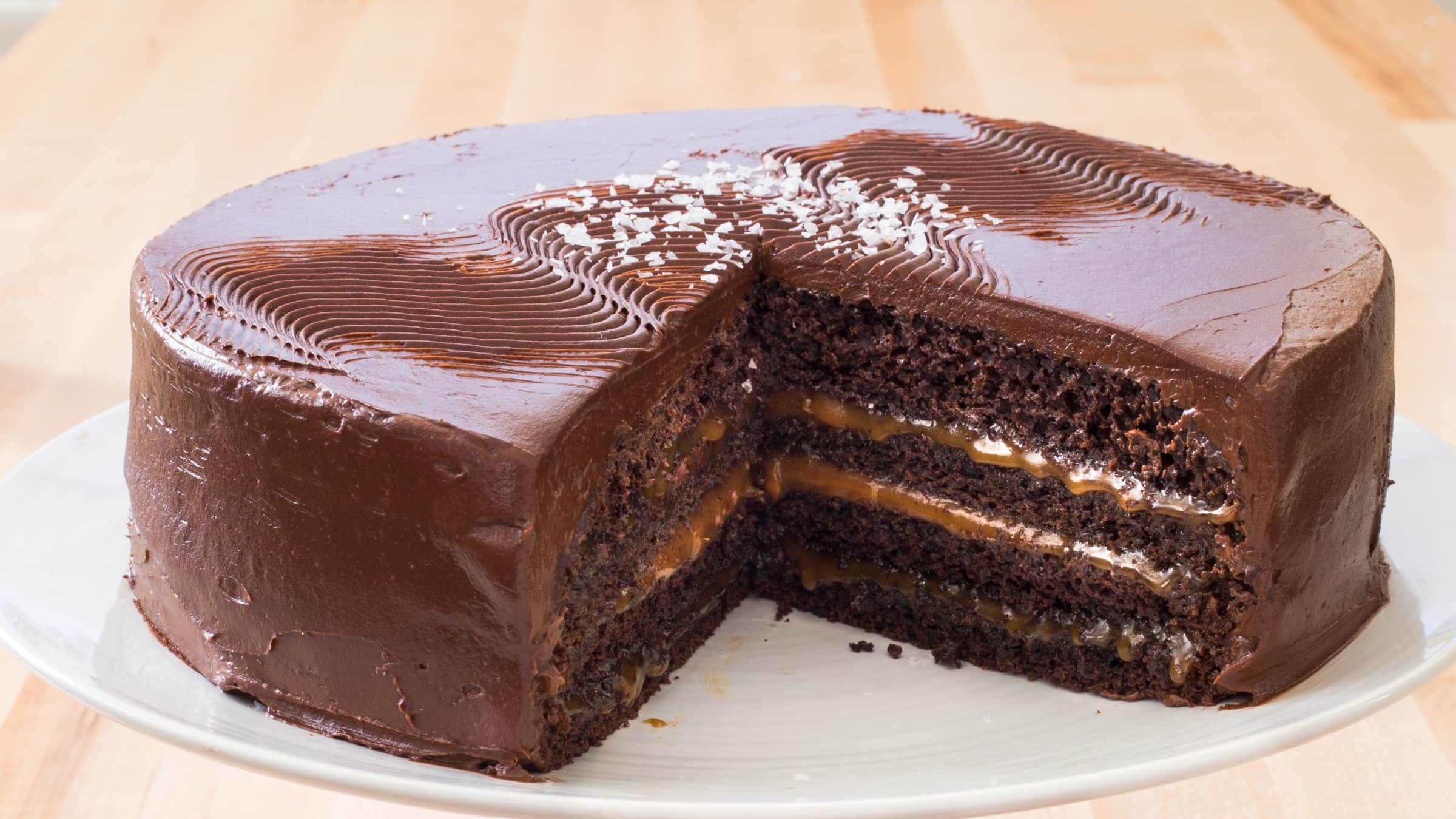 ChocolateCaramel Layer Cake America's Test Kitchen