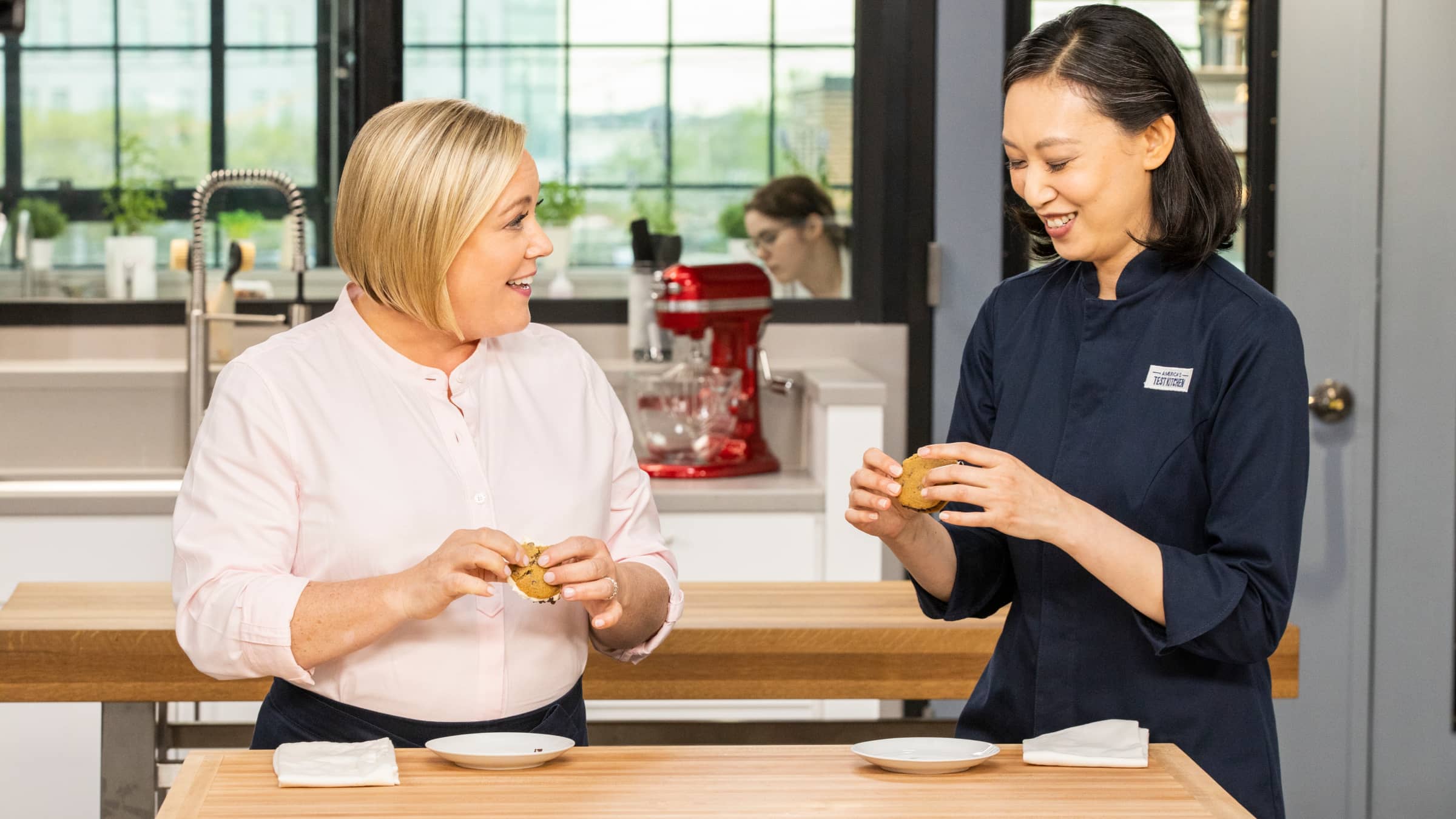 Chocolate Chip Cookie Ice Cream Sandwiches America's Test Kitchen