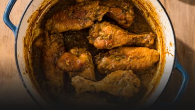 Cajun Stuffed Turkey Wings With Cajun Style Gravy Cook S Country