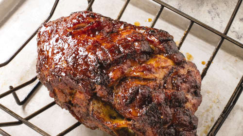 Chinese Barbecued Roast Pork Shoulder How To Roast Everything Place the roast in the oven and cook it until a meat thermometer registers 150 degrees fahrenheit. chinese barbecued roast pork shoulder