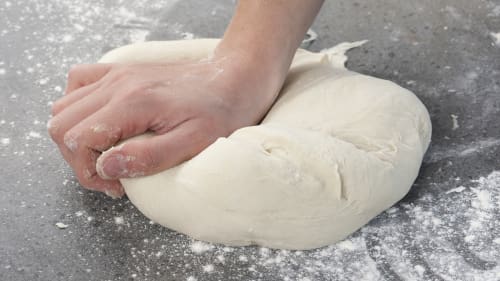 Image result for kneading mixture into dough