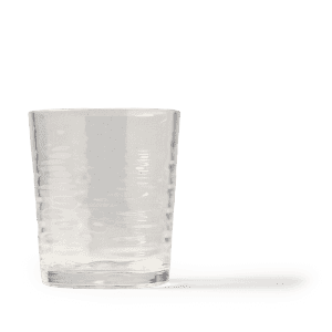 TarHong Shatterproof Ripple Glassware, Set of 6 - Short Tumbler, Clear