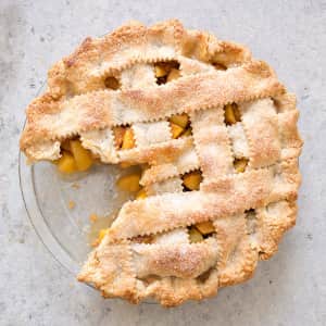 Fresh Peach Pie-image