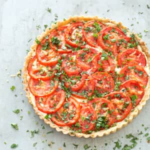 Tomato and Mozzarella Tart  America's Test Kitchen Recipe