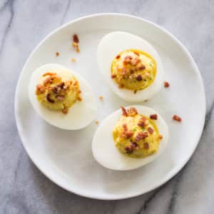 Bacon and Chive Deviled Eggs-image