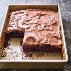 Chocolate Sheet Cake with Milk Chocolate Frosting-image