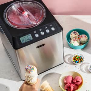 Portable Mini Instant Freezer for Home, Compact Ice Cream Maker