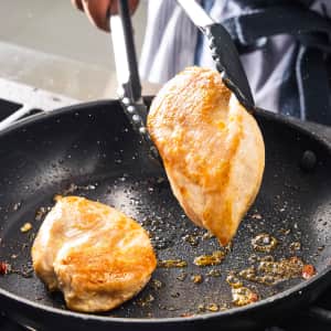 Cold-Start Pan-Seared Chicken Breasts For Two-image
