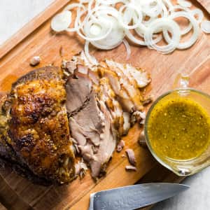Cuban Roast Pork with Mojo-image