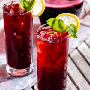 Hibiscus Tea Cocktails-image