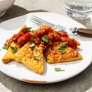 Seared Tempeh with Tomato Jam-image