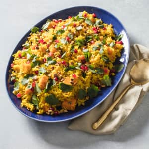 Instant Pot Spiced Rice Pilaf with Sweet Potatoes and Pomegranate-image