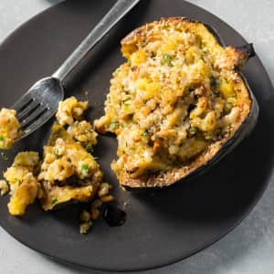 Stuffed Acorn Squash With Barley for Two-image