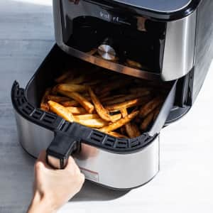 Salton Air Fryer XXL with Viewing Window - 8L - Black