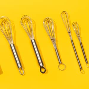 STAINLESS STEEL SAUCE WHISK WITH HOOK - PURCHASE OF