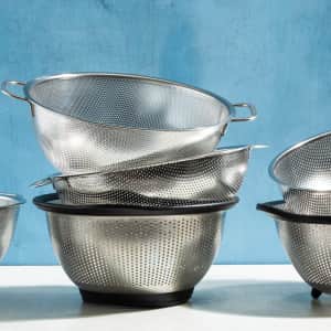 Large stainless steel colander new arrivals