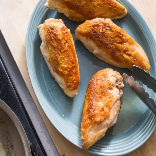 Roasted Bone In Chicken Breasts Cook S Illustrated