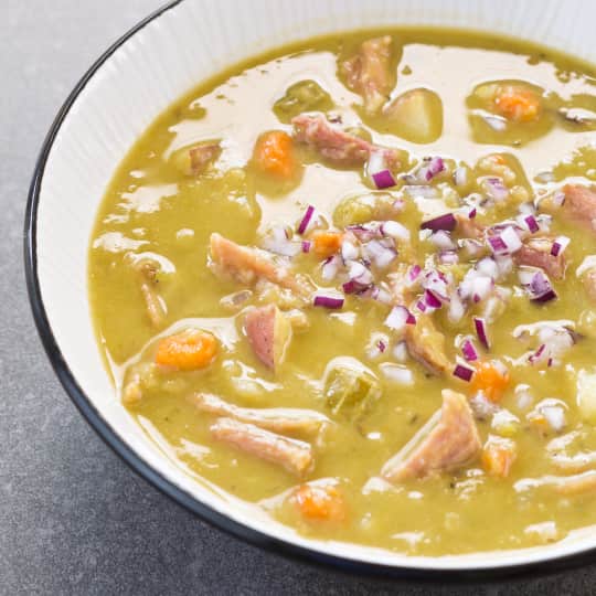 Hearty Ham and Split Pea Soup with Potatoes Cook's Illustrated