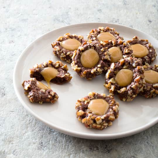 Chocolate Turtle Cookies | America's Test Kitchen