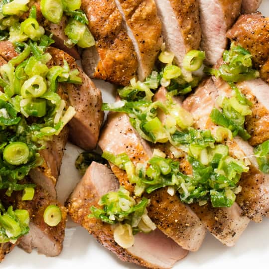 Sous Vide Pork Tenderloin Steaks | Cook's Illustrated