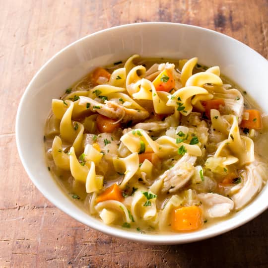 Slow-Cooker Old-Fashioned Chicken Noodle Soup | America's Test Kitchen