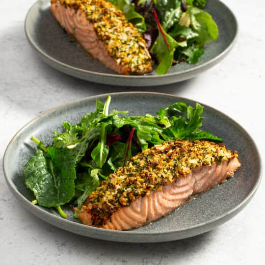 Air-Fryer Pistachio-Crusted Salmon | America's Test Kitchen Recipe